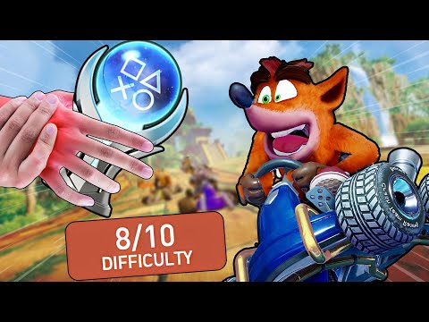 Crash Team Racing's Platinum PHYSICALLY HURT ME!