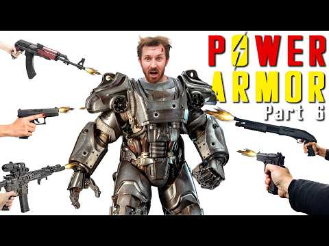 Making BULLET PROOF Power Armor | Real Life Power Armor (Part 6/?)