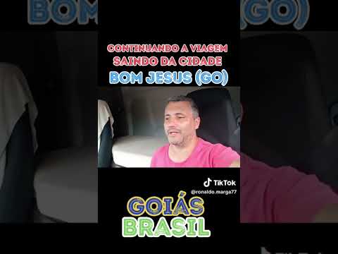 Saindo de Bem Jesus de Goiás, Goiás, Brasil.