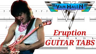 Van Halen - Eruption | Play Along GUITAR TABS | Tutorial | Lesson