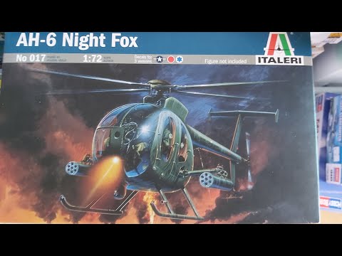Сборная модель Вертолет Ah-6 Night Fox (Italeri 017) 1:72