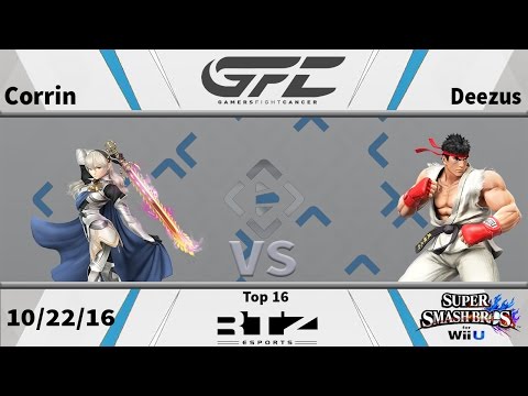 GFC - Top 16 Winners R1 - Cosmos (Corrin) vs Deezus (Ryu) - Wii U