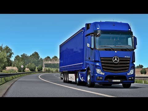 ETS2 1.37 - Mercedes-Benz Actros 1848 MP4 - Trip: Kassel - Dresden