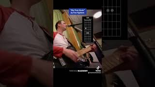 How to play "My Poor Brain" by Foo Fighters #guitarchords #guitartutorial #easyguitarchords r