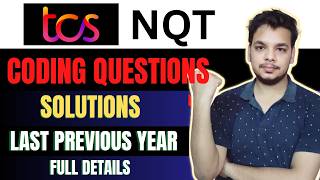 Actual TCS NQT Coding Questions Asked | TCS  Previous Year Coding Questions Solutions 2026