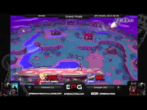 ePG Weekly - Disorient (ZSS) Vs. Cacogen (Sheik) SSB4 (Grand Finals) - Sm4sh
