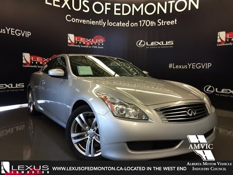 Used 2008 Silver Infiniti G37 Coupe Journey Walkaround Review | Spruce Grove Alberta