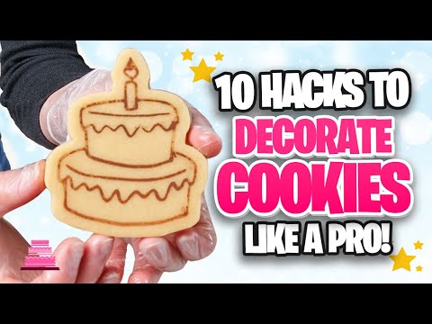 10 EASY Hacks to Decorate Cookies Like PRO!