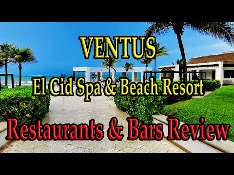 VENTUS at Marina El Cid RESTAURANTS & BARS REVIEW:  Menus, QR codes, All-inclusive, Family resort