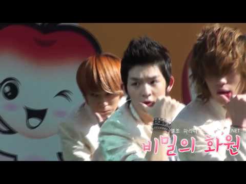 111019 teen top - supa luv ( l.joe focused ) @ yongsan bbs public broadcast
