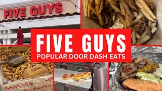 Five Guys | Taste Testing Popular Door Dash Eats