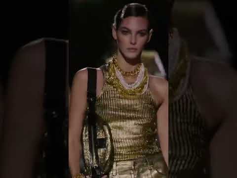 Joan Smalls, Gigi Hadid,Selena Forrest, Alex Consani, Lucas Bin & Irina Shayk walking for Tom Ford