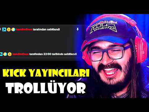 Kendine Müzisyen - KİCK YAYINCILARINI TROLLÜYOR! | Bütün Chat Ban Yedi..