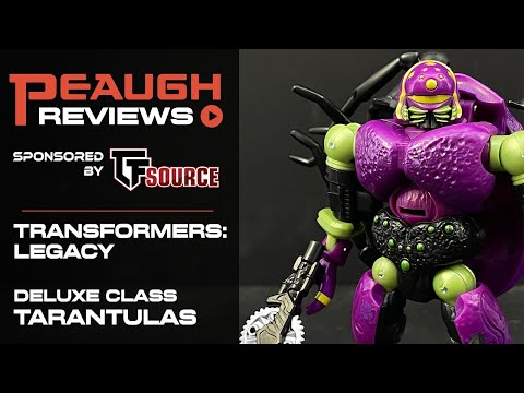Video Review: Transformers Legacy - Deluxe Class Predacon TARANTULAS