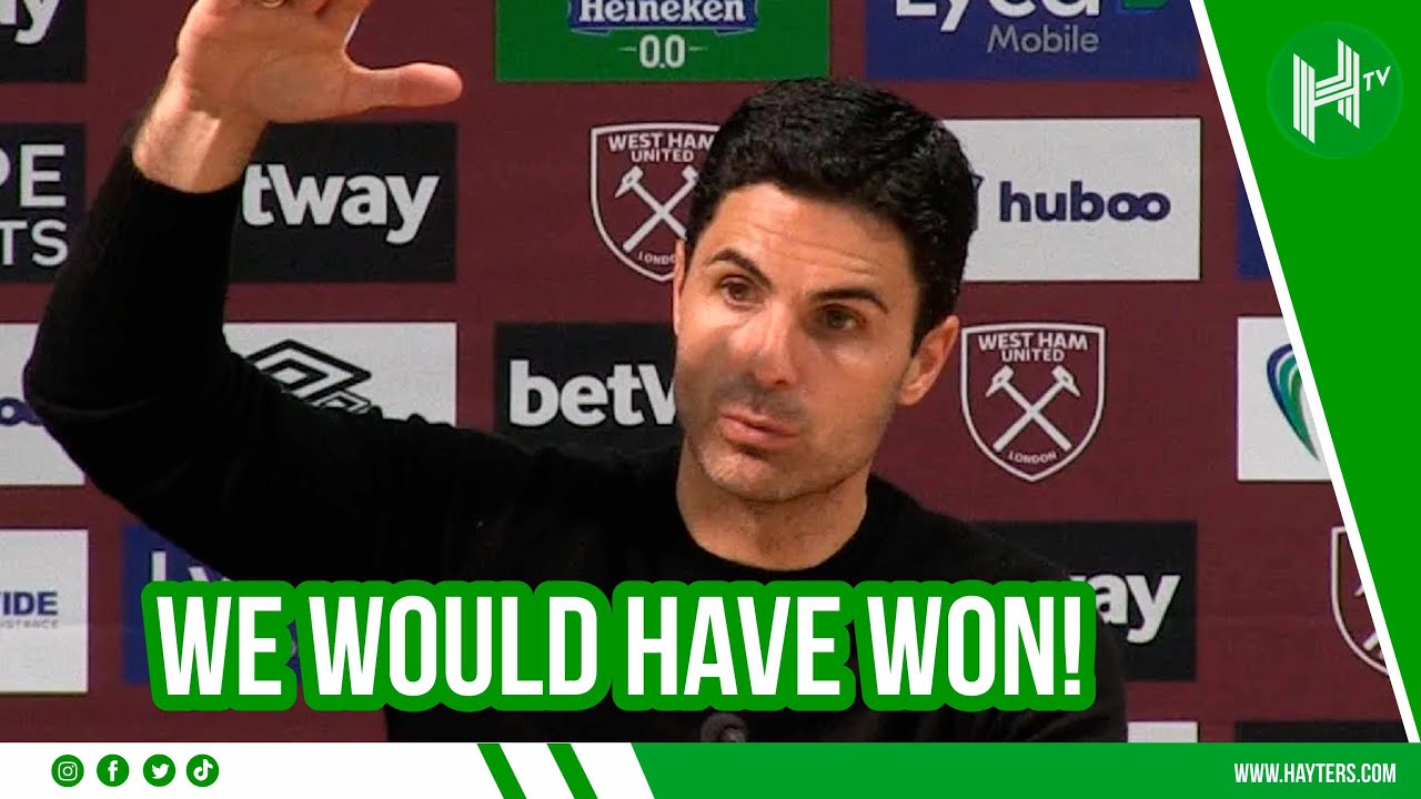 Saka penalty miss? If he scores, WE WIN! | West Ham 2-2 Arsenal | Mikel Arteta