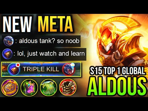 UNKILLABLE ALDOUS! ALDOUS BEST BUILD 2020 | Top 1 Global Aldous - Mobile Legends