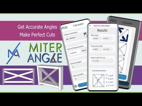 Miter Angle: Angle Calculator