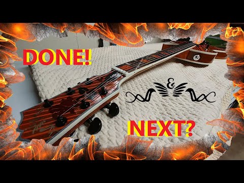 Zebra Kit Guitar Completed and Next Projects