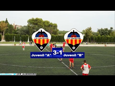 Resumen: CD Castellón JUVENIL A 3-1 JUVENIL B CD Castellón (24/09/2014)