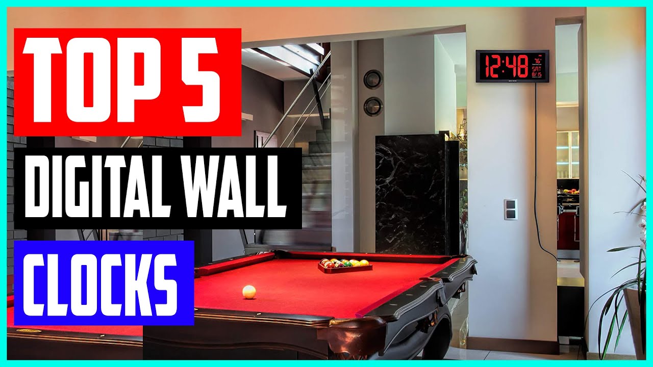 Top 5 Best Digital Wall clocks in 2021 [ Top 5 Picks ]