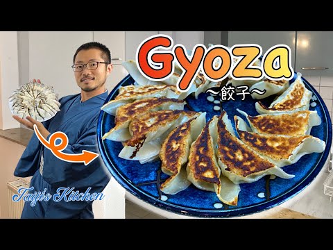 How to make GYOZA 🥟 (Fried Dumplings/Potstickers) 〜餃子〜  | easy Japanese home cooking recipe