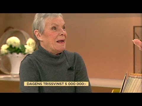 Här vinner Birgitta fem miljoner på triss - Nyhetsmorgon (TV4)