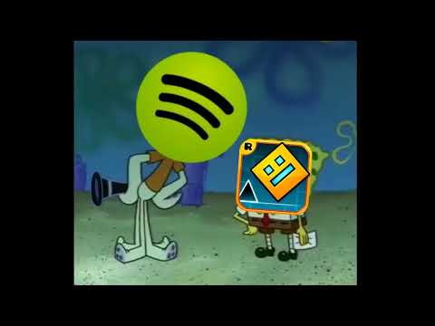 SpongeBob Wrong Notes but it's Geometry Dash