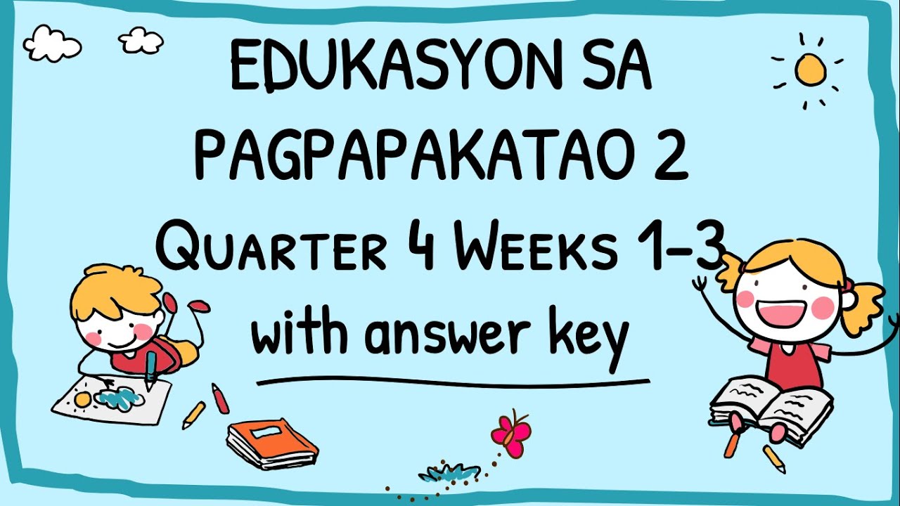 ESP 2 Q4 W1-3 PAGPAPAKITA NG PASASALAMAT SA MGA BIYAYANG BIGAY NG DIYOS