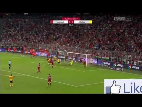 Liverpool vs atletico madrid⚪⚫ 0-1⚪🔴goals- keidi bare