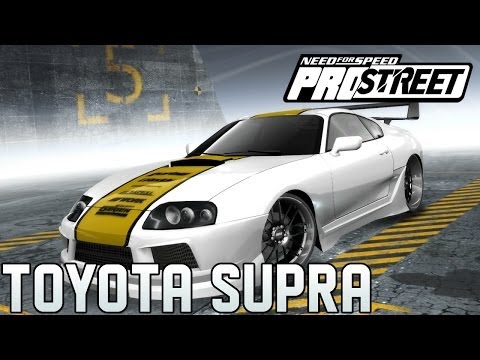NEED FOR SPEED PROSTREET SPEEDPAINT - Toyota Supra (FullHD) / Lets Play NFS ProStreet