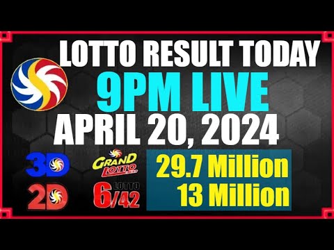 Lotto Result Today 9pm April 20, 2024 PCSO LIVE DRAW RESULT