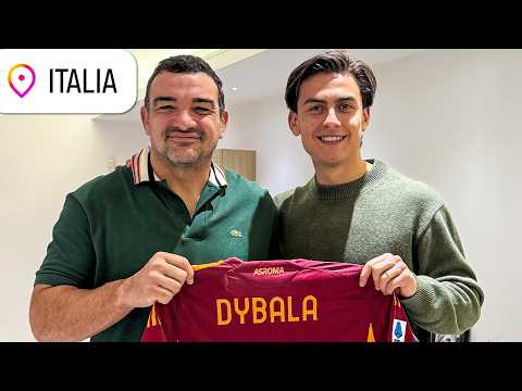 Charlando con PAULO DYBALA en ROMA