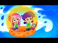 Be Careful During Natural Disasters Teamwork Saves The Day Big Flood Adventure