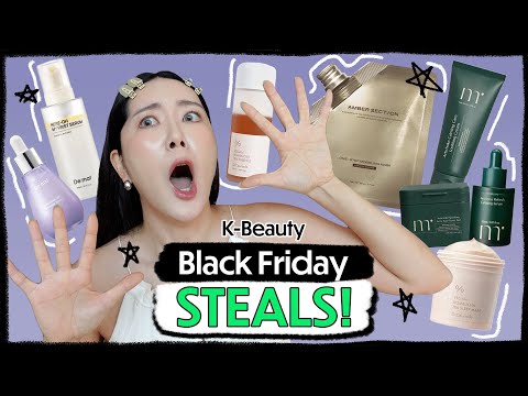 ✨You’ll Regret Missing These Black Friday K-Beauty Drops | Discounts & Coupons👀💸