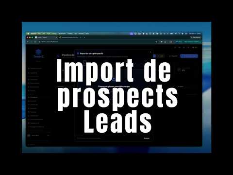 Import Leads in TowerZ