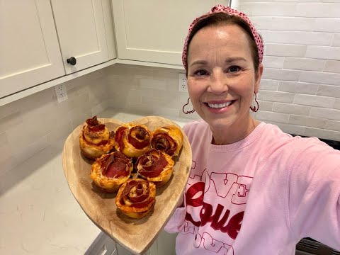 Making easy pizza roses for my Valentines | Make the holiday special with these fun savory treats