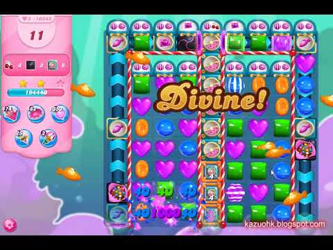 Candy Crush Saga Level 10343 (3 stars, No boosters)