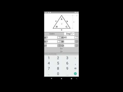 Triangle Calculator Video