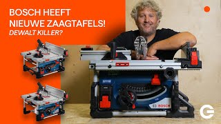 DeWalt killer? De gloednieuwe Bosch zaagtafel GTS 18V-70.