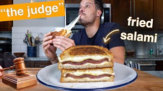 The Judge’s FRIED Salami GRILLED CHEESE