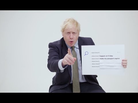 beautiful new BLUE passport - Boris Johnson
