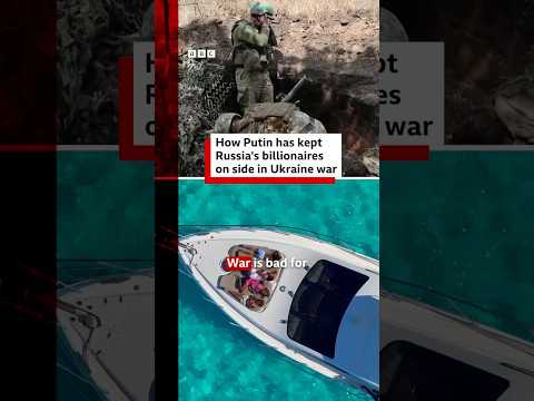 How Putin has kept Russia's billionaires on side in Ukraine war. #VladimirPutin #Russia #BBCNews