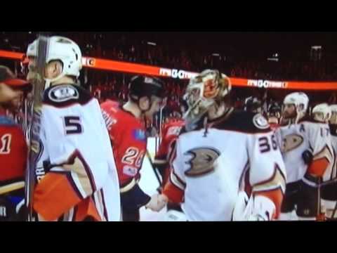 ducks vs flames G4 R1 2017 playoffs ANA WINS 4 - 0