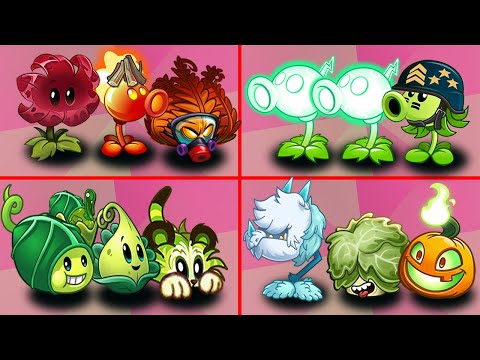 Random 4 Best Team Plants Vs 06 Team Zombie - Who team Plant Will Win? - PvZ 2 Discovery