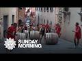 Training For A Tuscan Tradition The Wine Barrel Race