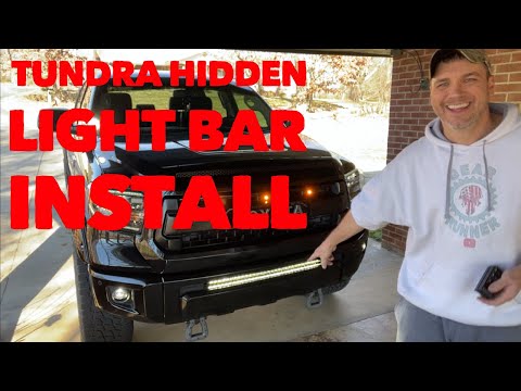 Tundra Hidden Light Bar Install