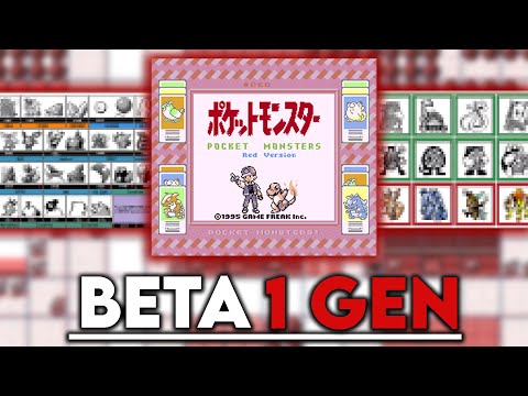 KANTO BETA: ALL THE DISCARDED POKEMON FROM GENERATION I! - Pokemon Red and Blue