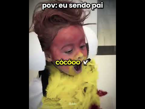ele fantasiou a filha de galinha kkkkk l #humor #engraçado #shorts