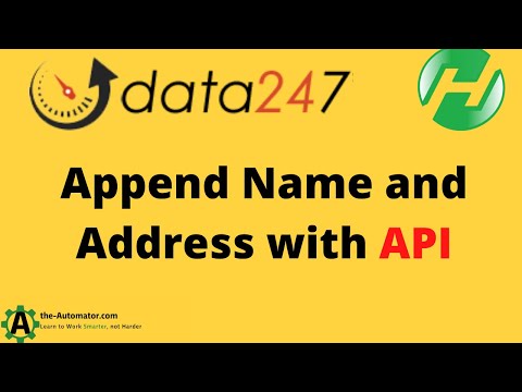 API Tutorial: Append name & address to phone numbers with Data247
