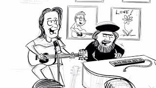 Ralph Covert - She Smiles Like Richard Nixon (Time Lapse Illustration)